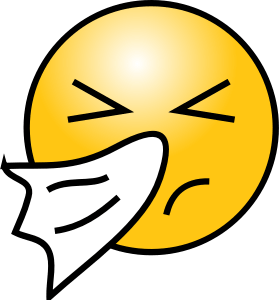 Smile Face with Cold